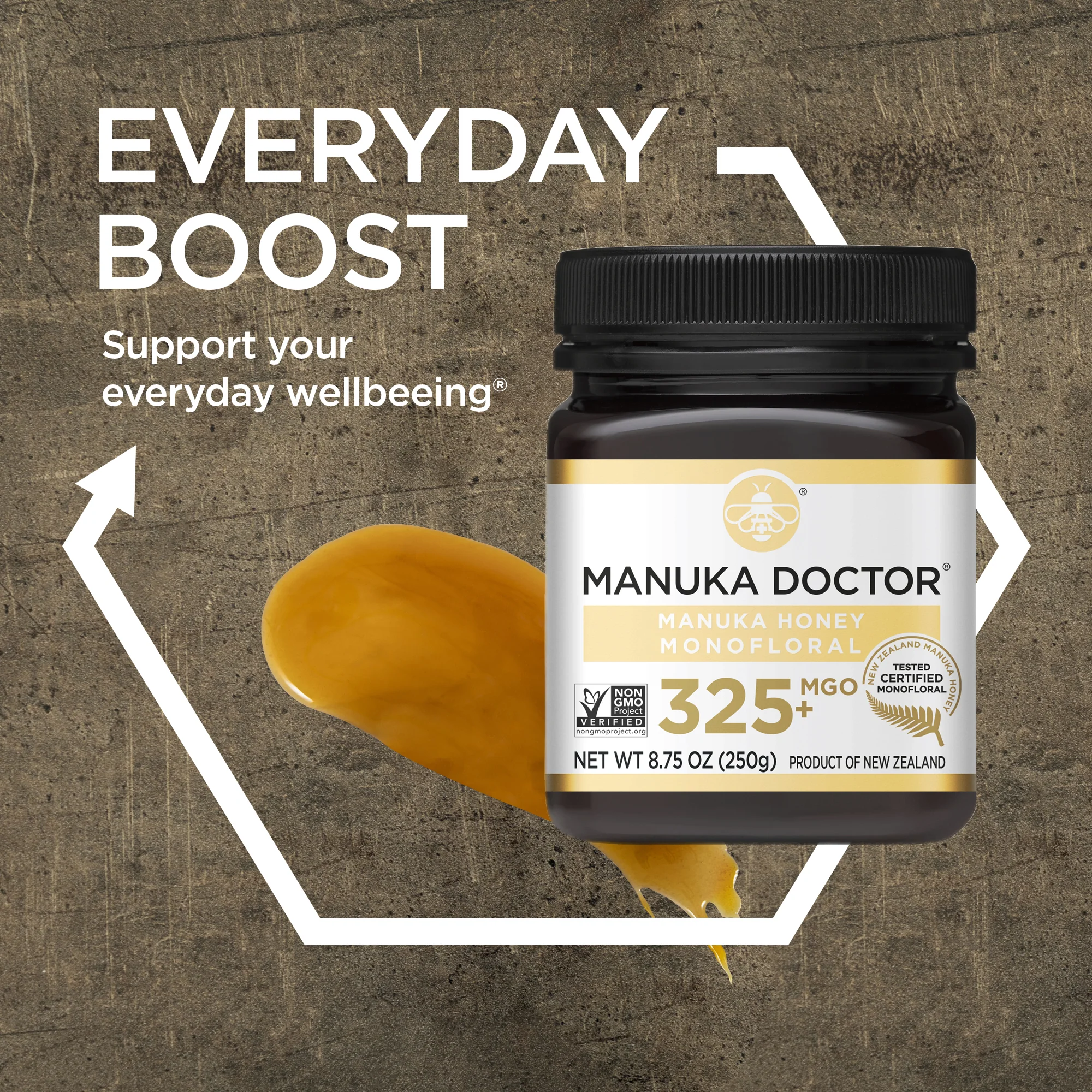 325 MGO Manuka Honey 8.75 oz - Image 3
