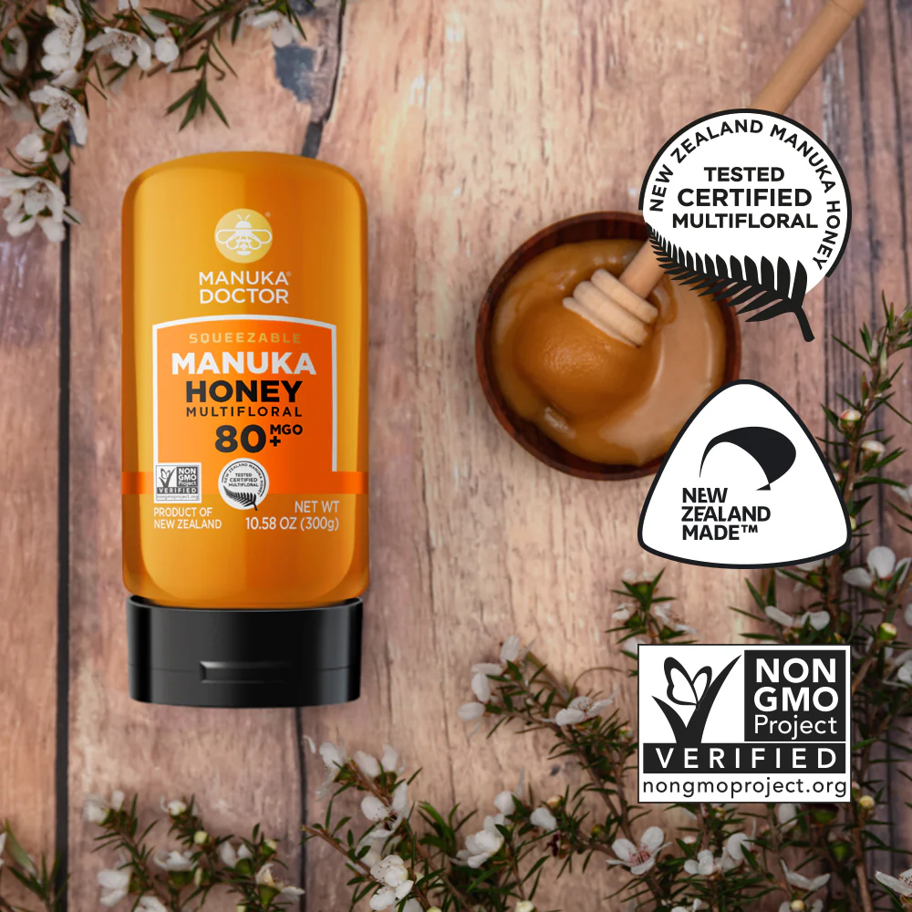 MGO 80 Manuka Honey Squeezy (10.58oz) - Image 8